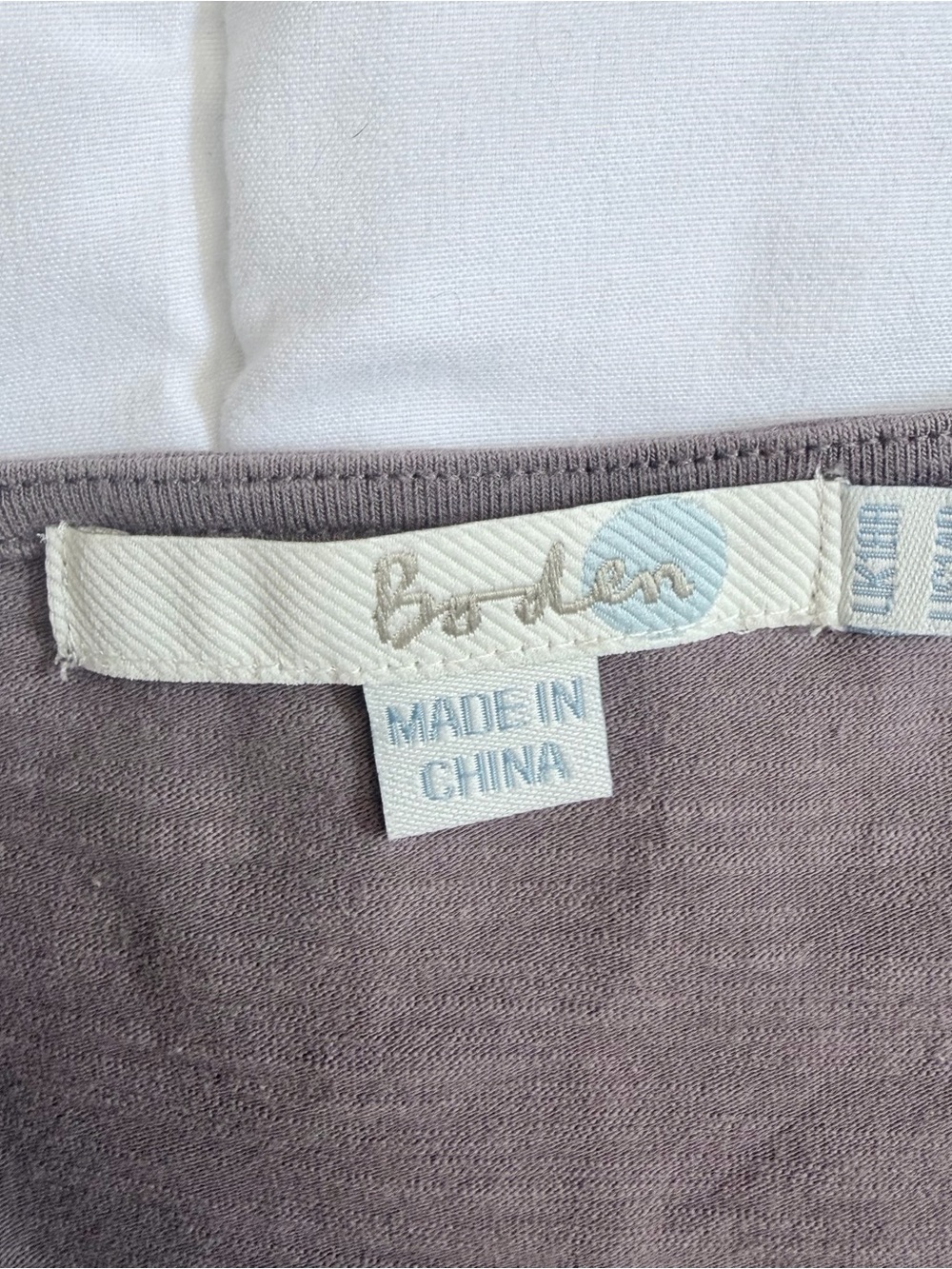 Boden Mushroom Brown Floral Appliqué Knit Dress Cotton Women’s 14 - Picture 8 of 9